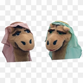 Camels Pair Trimmed - Stuffed Toy Clipart