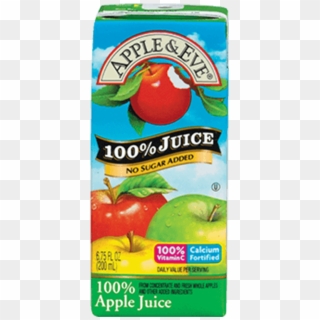 100% Juice Boxes - Apple And Eve Apple Juice Clipart