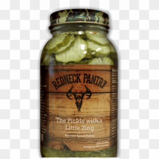 Jar Of Redneck Pantry Southern Spiced Pickle Chips - Redneck Pickles Clipart