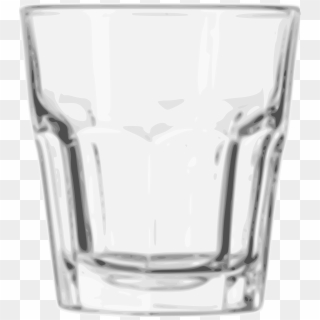 Open - Old Fashioned Rock Glass Clipart