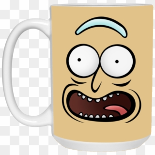 Rickz Pickles Funny Face Emoji Rick Mug Cup Gift Clipart