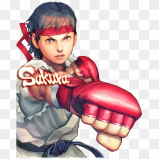 803 X 995 11 - Street Fighter Iv Sakura Vs Sakura Clipart