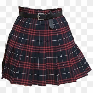 Black Red Skirt Polyvore Moodboard Filler - Miniskirt Clipart