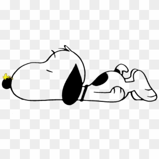 Snoopy Sleeping Png Graphic Free Download - Sleepy Snoopy Clip Art Transparent Png