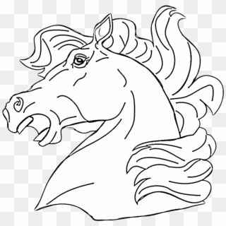 Coloring Pages Horse Head Croke - Coloring Pages Of Animals Clipart