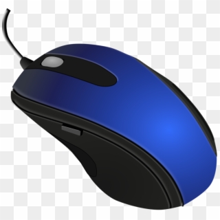 Blue Black Computer Mouse - Computer Mouse Png Clipart