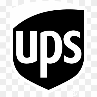 Ups Logo Black And White - Ups Clipart