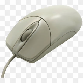 Vintage White Computer Mouse - Old Computer Mouse Png Clipart