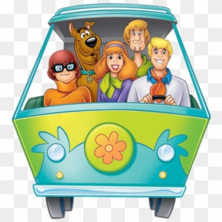 Scooby Doo Gang Png - Scooby Doo Gang In Mystery Machine Clipart