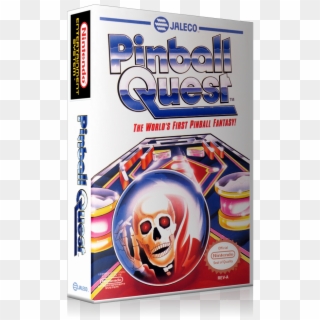 Nes Pinball Quest Retail Game Cover To Fit A Ugc Style Clipart