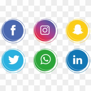 Facebook E Instagram Png - Transparent Background Social Media Icons Png Clipart