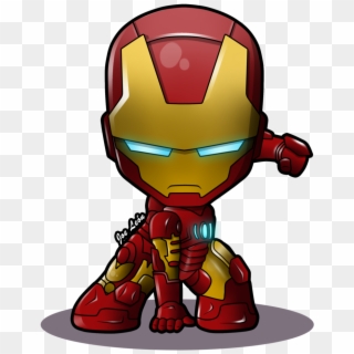 Iron Man Chibi By Joeleon Dag Phv - Iron Man Cartoon Png Clipart