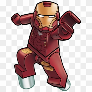 Lego Ironman Png - Iron Man Lego Animado Clipart