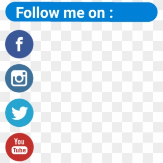 Followme Followmeon Follow Instagram Facebook Twitter - Instagram Clipart