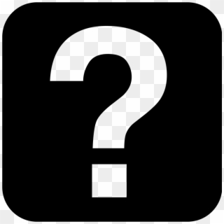 White Question Mark Icon Png - Question Mark Clipart