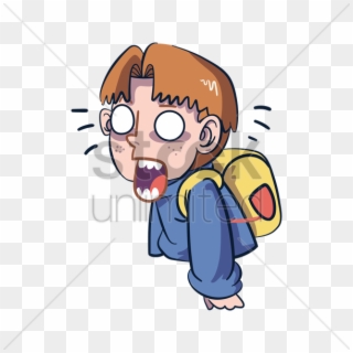 Shocked Png - Cartoon Character Shocked Clipart