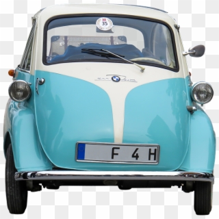 Oldtimer, Bmw, Isetta, Png, Isolated, Classic, Rarity - Old Car Front Png Clipart