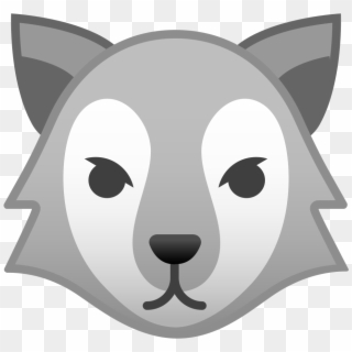 Download Svg Download Png - Wolf Emoji Clipart