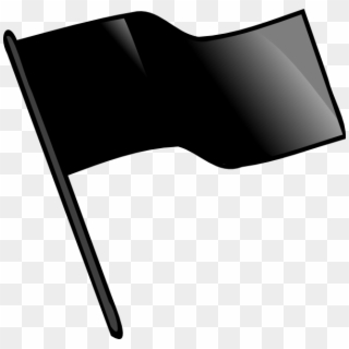 Black And White Flag Clip Art At Clker Com Online - Black Flag - Png ...