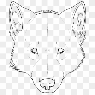 Freeuse Stock Free Wolf Head Lineart Clipart