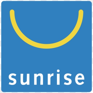 Sunrise Logo Png Transparent - Electric Blue Clipart
