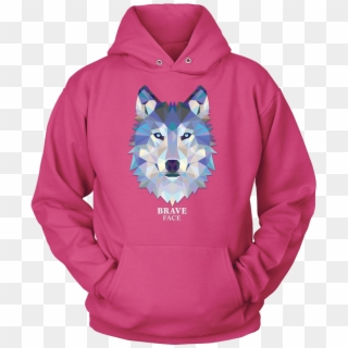 Brave Face Hoodie - Shirt Clipart