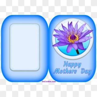 Happy Mothers Day Water Lily Flower - Water Lily Clipart