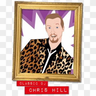 Arguably The Uk's First Superstar Club Dj, Chris Hill - Picture Frame Clipart