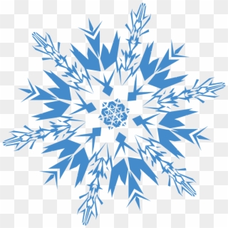 Snowflake Blue - Snowflake Png Clipart