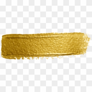 Ftestickers Watercolor Paint Brushstroke Gold - Paintbrush Clipart