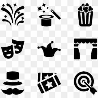 Carnival - Roads Icons Clipart