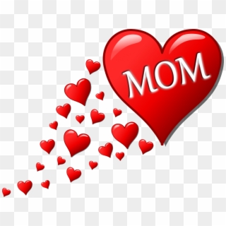 New At Trinity - Mothers Day Heart Clipart