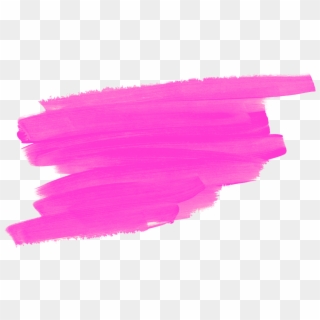 Pink Paint Brush - Pink Brush Stroke Png Clipart
