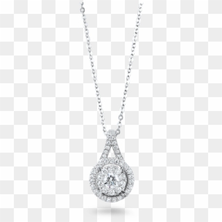 Pendant Necklace Transparent Png - Diamond Jewellery Pendant Png Clipart