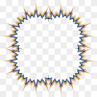 Abstract Geometric Frame Png Picture - Circle Clipart