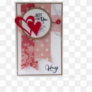 Handmade Card For Hug Day - Valentine's Day Clipart