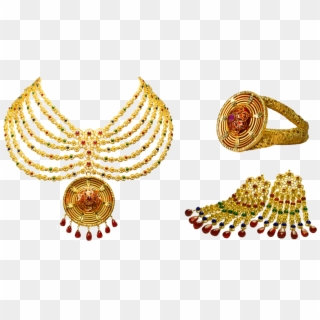 Azva Gold Set Indian Wedding Jewelry, Indian Jewelry, - Wedding Gold Jewellery Png Clipart