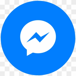 Facebook Messenger Button - Generic Social Media Icon Clipart