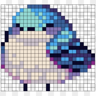 Free Png Download Bird Perler Bead Patterns Png Images - Grinch Minecraft Pixel Art Clipart