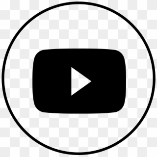 Youtube Icon - Youtube Logo Circle Transparent White Clipart
