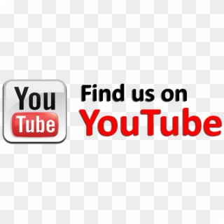 Youtube Subscribe Button Png - Find Us On Youtube Button Clipart