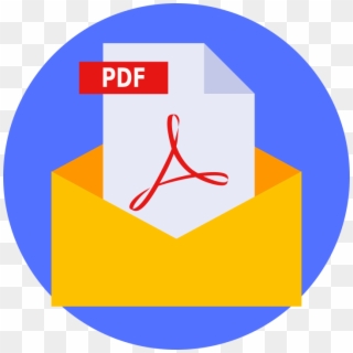 Enter Your Email Id To Inbox Pdf Copy Of Transfer Of - Pdf To Email Icon Clipart