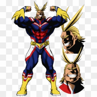 My Hero Academia All Might Flexing Clipart