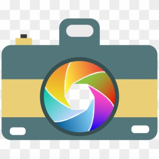 Camera Icons Pdf - Colorful Camera Vector Png Clipart