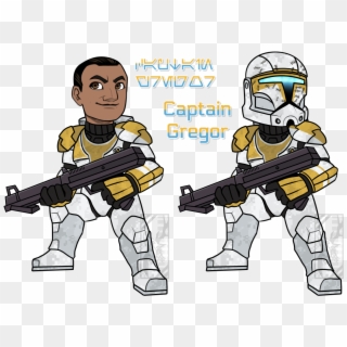 Gregor, Made As An Example For My Clone Trooper Ych - Assault Rifle Clipart