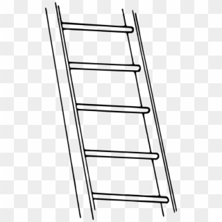 Drawing Ladder Logic Computer Icons Diagram - Ladder Clip Art Black And White - Png Download