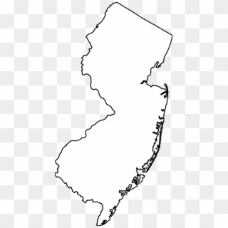 New Jersey Outline Map - New Jersey Colony Map Outline Clipart