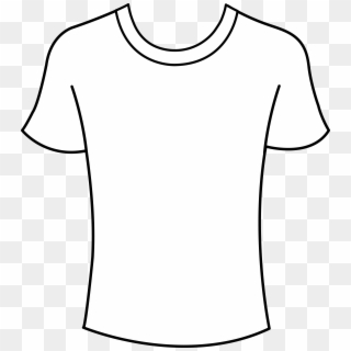 T Shirt Shirt Outline Hd Image Clipart - Png Download