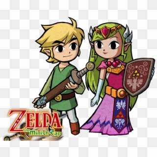 Zelda Clipart Toon Link - Princess Zelda Minish Cap - Png Download