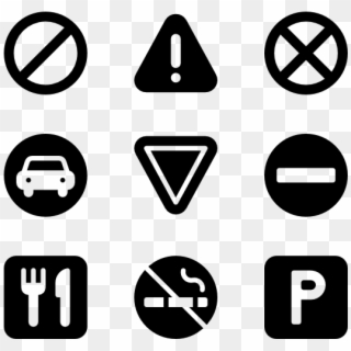 600 X 564 5 - Traffic Sign Icon Png Clipart